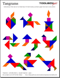 Ideas Tangrams Program Resources Printable Resources Tangram Patterns Tangram Printable Tangram