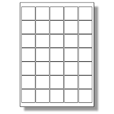 Our custom square stickers come in several sizes. 35 Per Page Sheet 5 Sheets 175 Sticky Small Square Labels Label Planet White Blank
