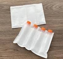 6 Bay Sleeve Biological Medical Specimen Ppackaging Pouches Laboratory  Sample Tube Absorbent Genuine 95 Kpa Transport Bags