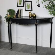 Over 20 years of experience to give you great deals on quality home products and more. Large Vintage Half Moon Metal Console Table