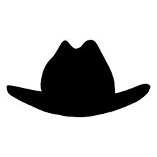 Western Hat Front View Silhouette Ad Ad Ad Hat Silhouette View Western Western Hats Westerns Business Card Template Word