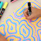 Grandparents Day paint pen art relay for teens at.... event in Wollongong NSW