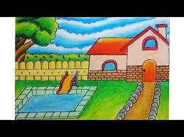 Saat waktu kecil dulu memang sangat menyenangkan mulai bermain, menggambar dan memulas mewarnai gambaran. Gambar Mewarnai Rumah Yang Ada Kolam Renang Download Kumpulan Gambar