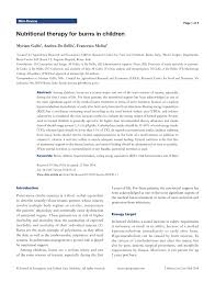 How to calculate molecular formula given molar mass and empirical formula, examples and step how to calculate empirical formula from mass percentages? Pdf Nutritional Therapy For Burns In Children