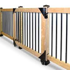 This sliding gate kit not only looks great it works well. Pylex Sliding Gate Hardware Kit Black The Home Depot Canada
