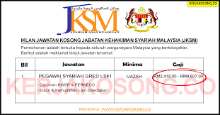 Penutupan operasi mahkamah syariah seluruh negeri johor. Jawatan Kosong Jabatan Kehakiman Syariah Malaysia Jksm