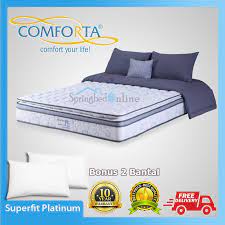 Comforta hanya kasur spring bed neo star 160. Springbed Comforta Superfit Platinum 180x200 Kasur Saja Shopee Indonesia