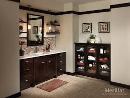 Bathroom ideas with dark brown cabinets. Merillat Classic Tolani In Maple Kona