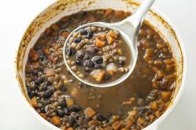 Black Bean And Lentil Soup Quick Easy Black Bean Lentil Soup Recipe Lentils Recipes Lentil Soup