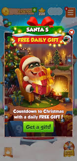 Santa S Free Daily Gift Okno Pervogo Zapuska Christmas Countdown Game Illustration Christmas Ornaments