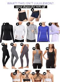Similar to lululemon's take on perfecting essential pieces for your wardrobe, myle's gets the job done by using premium fabrics and rugged construction. Activewear You Ll Swear Is Lululemon The Best Dupes I Wear