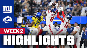 Highlights: Giants vs. Rams | Week 2 Monday Night Football