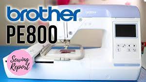 Users are able to download and buy thousands of wonderful motifs so there's no limit to. Brother Pe800 Embroidery Machine Basics Review Sewing Report Youtube