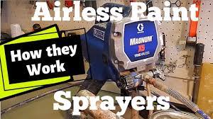 Airless paint sprayers are a favorite tool from pros and amateurs alike. How Does An Airless Paint Sprayer Work Youtube