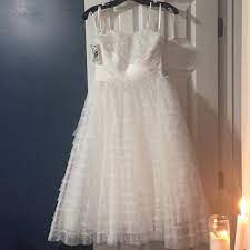 1950's 50's vintage strapless cupcake tulle & lace wedding dress 34b. Unique Vintage Dresses Unique Vintage Bridal Cupcake Dress Poshmark