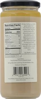 In a grocery store, we can find tahinis inside a fridge. Krinos Tahini Sauce 16 Oz Kroger