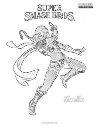 Showing 12 colouring pages related to super smash brothers. Sheik Super Smash Brothers Coloring Page Super Fun Coloring