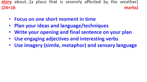 A video which explains various ways to plan a descriptive piece of writing. Quickfire Notes Aqa English Language Paper 1 Question 5 Youtube