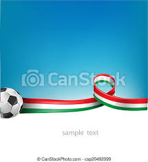 Die italienische flagge ist eine vertikale trikolore und zeigt in der mitte das nationale emblem. Italian And Mexican Flag With Soccer Ball Canstock