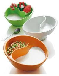 Brookstone Obol The Never Soggy Cereal Bowl Contemporary Serveware Home Decor Hsn Cereal Bowls Cereal Lover Bowl
