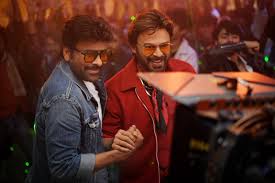 Chiranjeevi and Venkatesh Celebrate Mega Victory from Mana Shankara Vara Prasad Garu