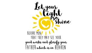 Let Your Light So Shine Wall Art Azvinylworks