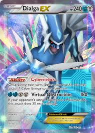 Dialga Ex Custom Pokemon Card By Kryptixdesigns Pokemon Cards Cool Pokemon Cards Pokemon Cards Legendary