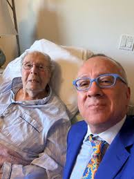 Today, after a number of years, I was finally able to visit my long- time  friend, Arnold Sherman.