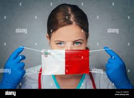 Face portrait maltese young woman hi-res stock photography and images