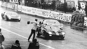 It shows the cars leaving the grid at the start. 8 Meters Triumph Tragedy And A Photo Finish At Le Mans Youtube