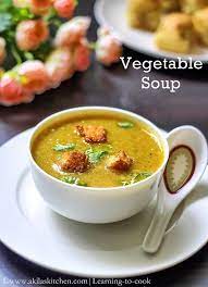 Learning To Cook How To Make Thick Vegetable Soup Easy Soup Recipes Indian Soup Recipes Easy Soup Recipes Veggie Soup Recipes Indian Soup