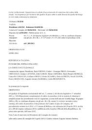 Tabella dei punteggi che saranno detratti dalla patente a punti. Corte Costituzionale Opposizione Al Verbale Di Accertamento Di Violazione Del C By Laboratorio Polizia Democratica Issuu