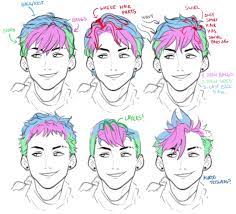 Anyeka How To Draw Hair Guy Drawing Hair Reference