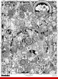 Doodleart Pirates Treasure Poster Jpg 800 1 086 Pixels Doodle Art Posters Abstract Coloring Pages Coloring Pages