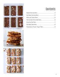 Snack Bar Maker Recipes Ebook Snack Bar Recipes Homemade Snack Bars Chocolate Bar Recipe
