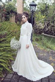 The Free Spirited Stylings Of Maggie May Bridal Modest Wedding Dresses Vintage Dreamy Wedding Dress Wedding Dress Chiffon