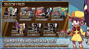 From an initial success story of a while skullgirls had single dlc characters release throughout the last decade, this is. Skullgirls To Celebrate The Announcement Of Umbrella And Hungern Finally Joining The Playable Cast Skullgirls 2nd Encore And The Season 1 Pass Are Both On Sale Pick Them Up Now At