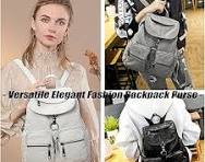 Karoukee Zaino alla moda multi-tasche medio per donna, zainetto casual in  morbida ecopelle vegana antifurto e resistente all'acqua, pratici zaini da  ...