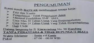 Gaji umr dki jakarta 2015 atau yang sekarang dikenal dengan sebutan ump atau upah minimum provinsi, untuk wilayah dki jakarta pada. Lowongan Kerja Pt Daese Garmin 2020 Smp Sma Smk D3 S1 Lowongankerjacareer Com