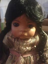 Prairie Flower~artist KATHY JACKSON/Charades porcelain Indian Doll