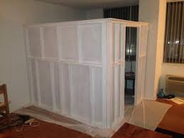 Old doors to the rescue. Advice On Non Permanent Walls Room Dividers Doityourself Com Community Forums