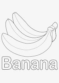 Gambar Mewarnai Pisang Untuk Anak Anak Tk Sd Dan Paud