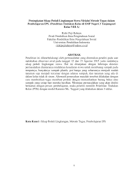 Cara menjaga kebersihan lingkungan bab iii penutup a. Pdf Peningkatan Sikap Peduli Lingkungan Siswa Melalui Metode Tugas Dalam Pembelajaran Ips Penelitian Tindakan Kelas Di Smp Negeri 3 Tanjungsari Kelas Viii A