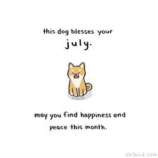 A Small Shiba Inu Is Here To Give You A Blessing For July Have A Lovely Month You All July Shibainu Chib Chibird Cute Inspirational Quotes Positive Memes