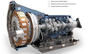 Bmw Zf 8 Speed Automatic Hybrid Transmission Electric Motor Generator Automobile Engineering Electric Motor
