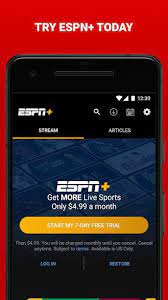 Espn es la aplicación oficial del canal . Espn Apk Download For Android
