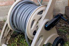 How To Put A Hose On A Hose Reel Hunker Hose Reel Hose Garden Hose Reel