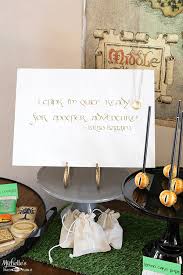 The Lord Of The Rings Theme Birthday Party Ideas Decorations Hobbit Party Birthday Party Themes Birthday Party