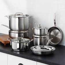 Cuisinart Multiclad Pro Tri Ply Stainless Steel 12 Piece Cookware Set Reviews Crate And Barrel In 2020 Cookware Set Cookware And Bakeware Copper Cookware