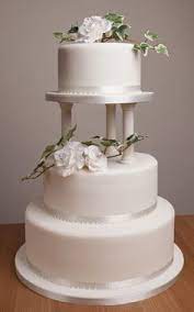 Wedding Cake With Pillars Cool Wedding Cakes Wedding Cake Toppers Simple Wedding Cake